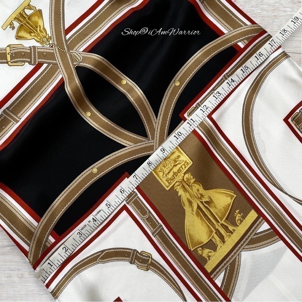 Burberry NWT silk shift dress in equestrian archive scarf print *shop@iamwarrior - Picture 8 of 13